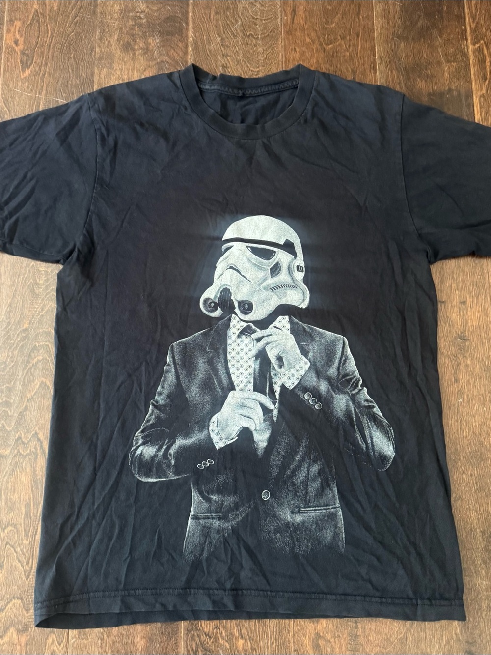 & Other Stories Black Graphic Stormtrooper Suit Tee